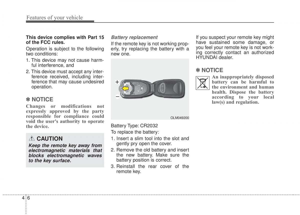 Hyundai Elantra V 5 i35 Avante MD owners manual / page 92