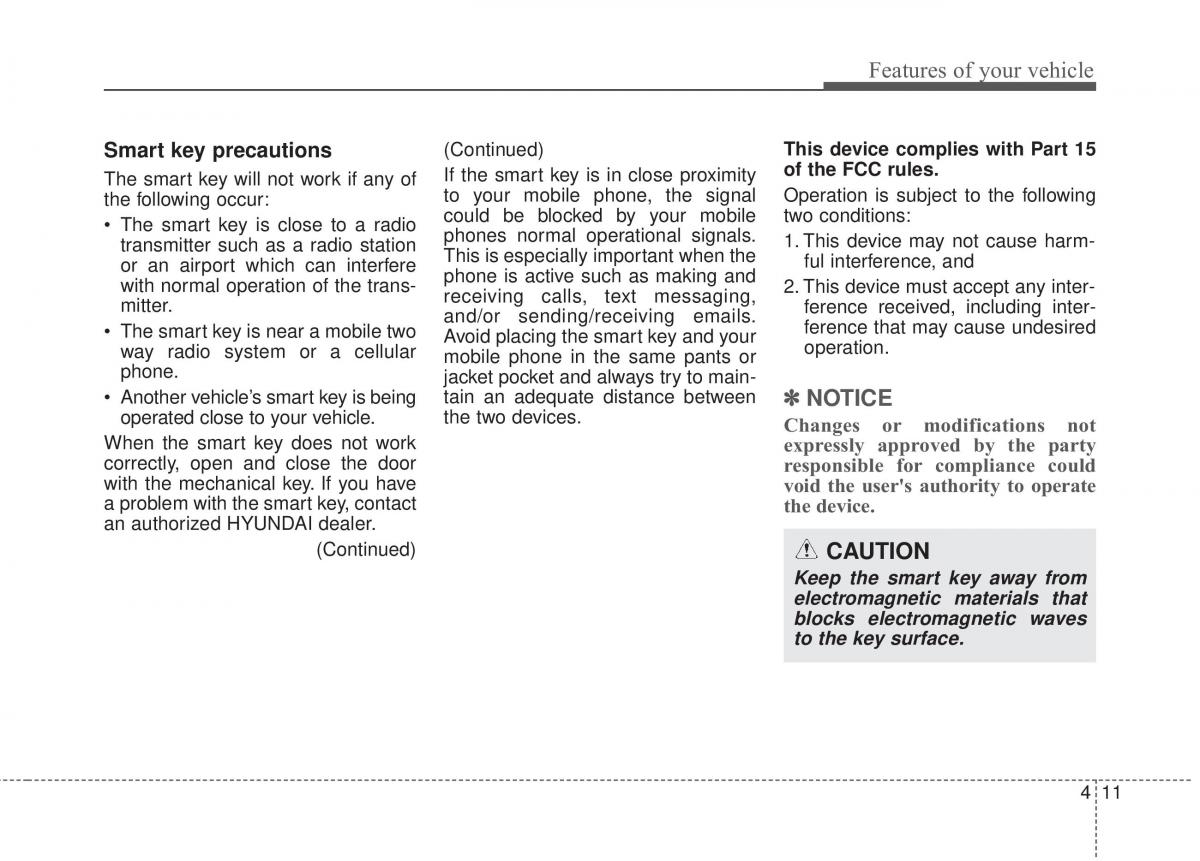 Hyundai Elantra V 5 i35 Avante MD owners manual / page 97