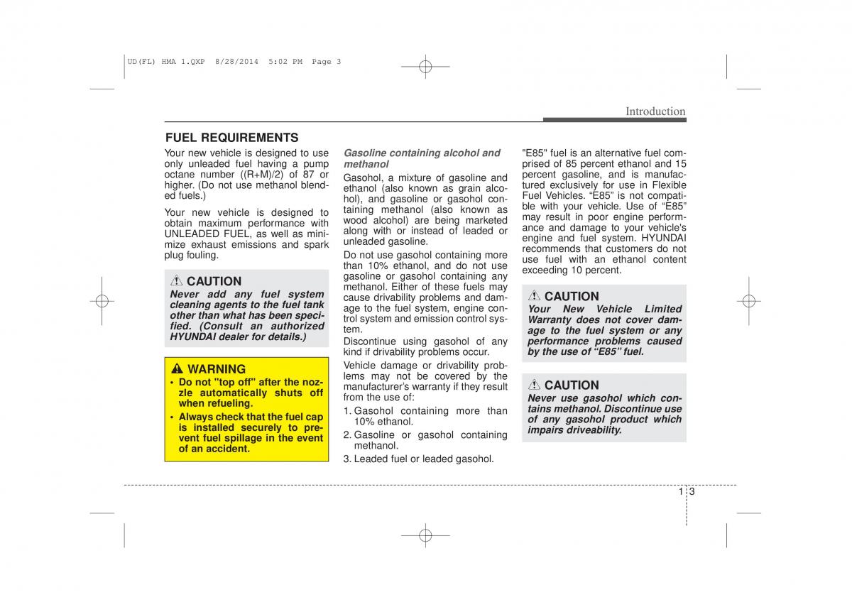 Hyundai Elantra V 5 i35 Avante MD owners manual / page 10