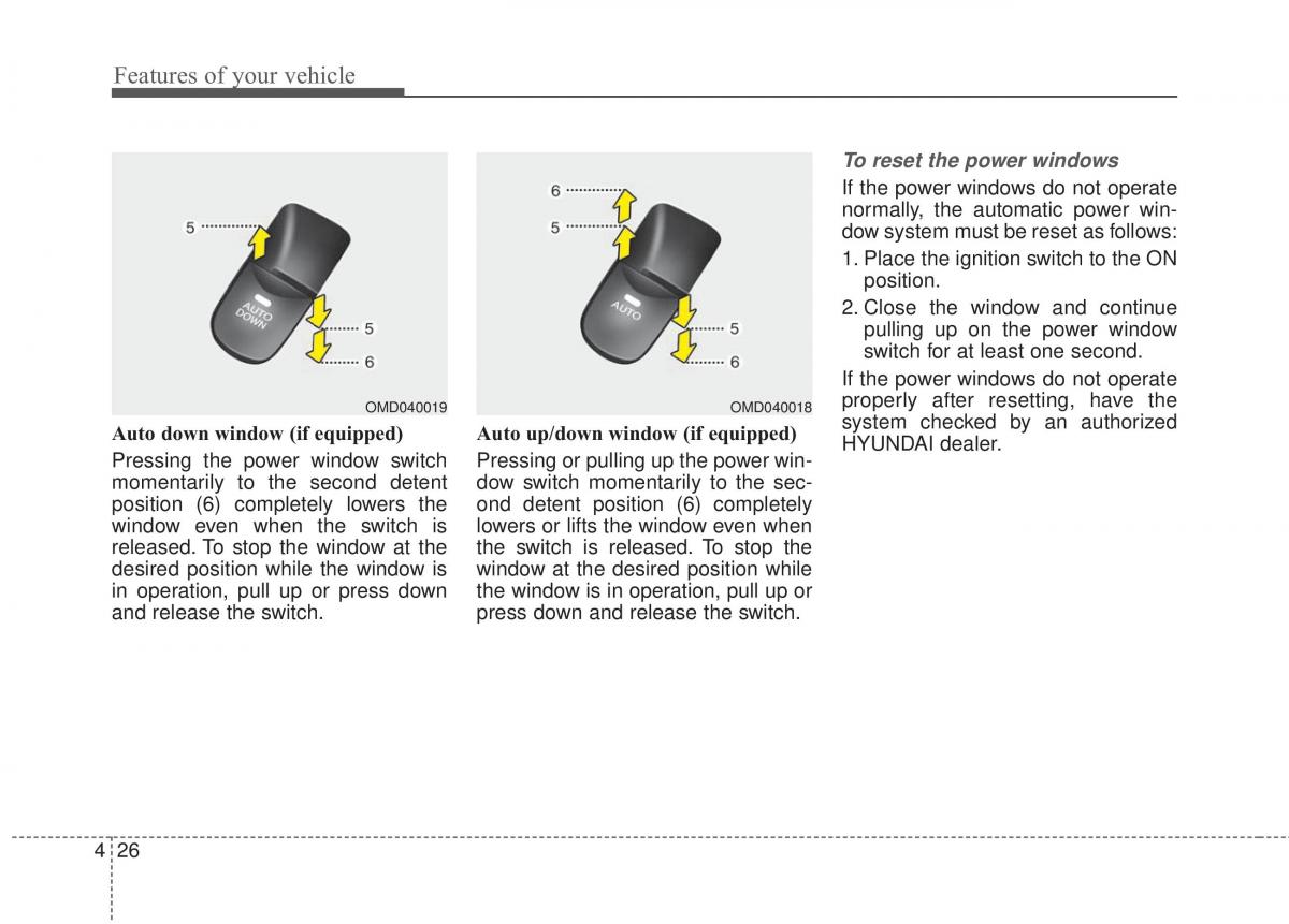 Hyundai Elantra V 5 i35 Avante MD owners manual / page 112