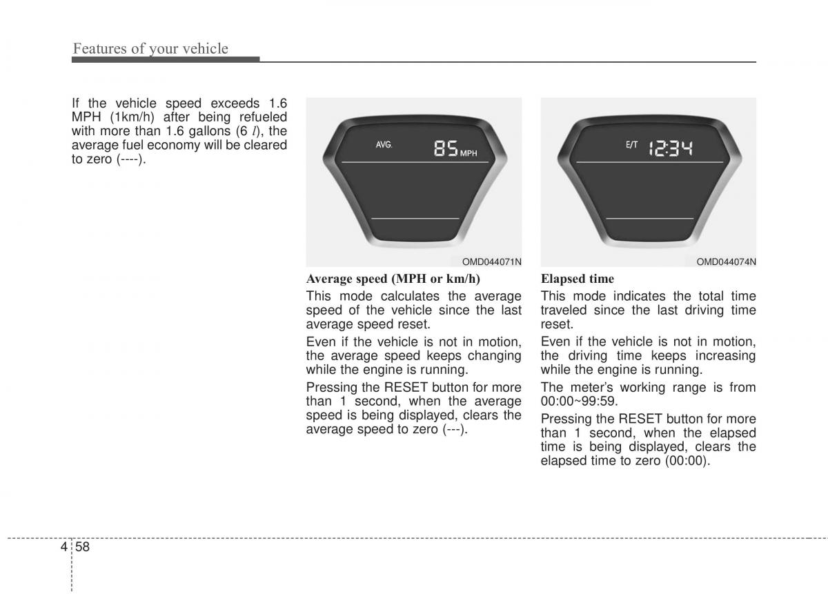 Hyundai Elantra V 5 i35 Avante MD owners manual / page 144