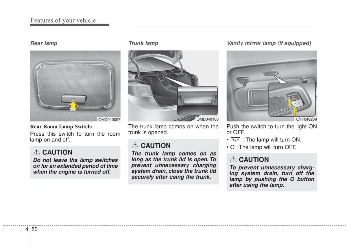 Hyundai Elantra V 5 i35 Avante MD owners manual / page 166