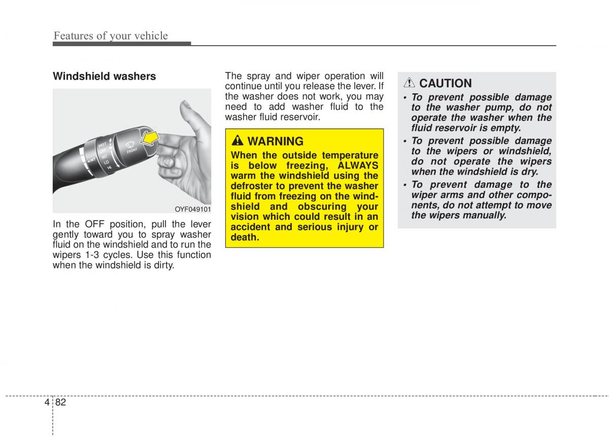 Hyundai Elantra V 5 i35 Avante MD owners manual / page 168