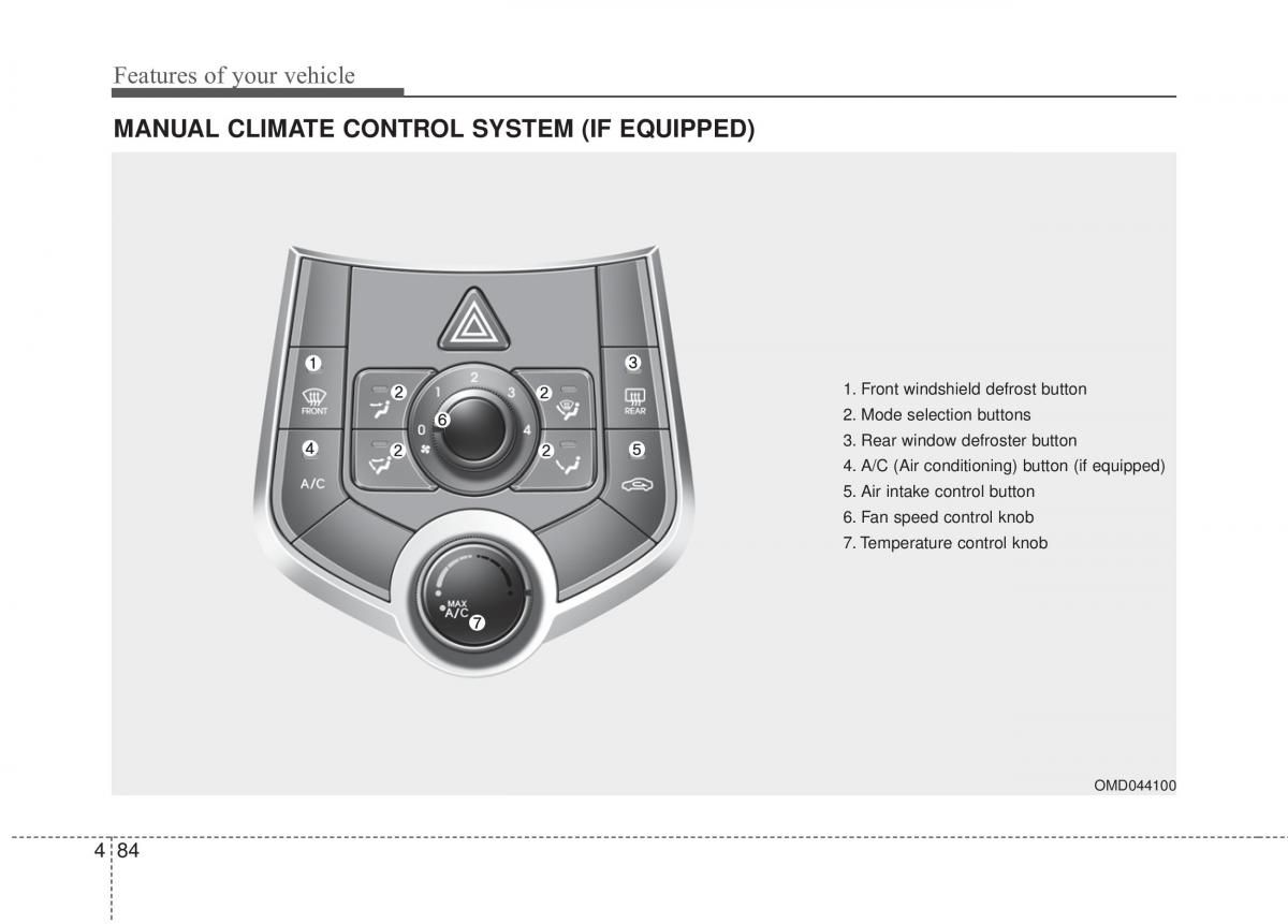 Hyundai Elantra V 5 i35 Avante MD owners manual / page 170