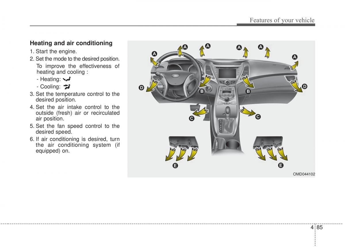 Hyundai Elantra V 5 i35 Avante MD owners manual / page 171