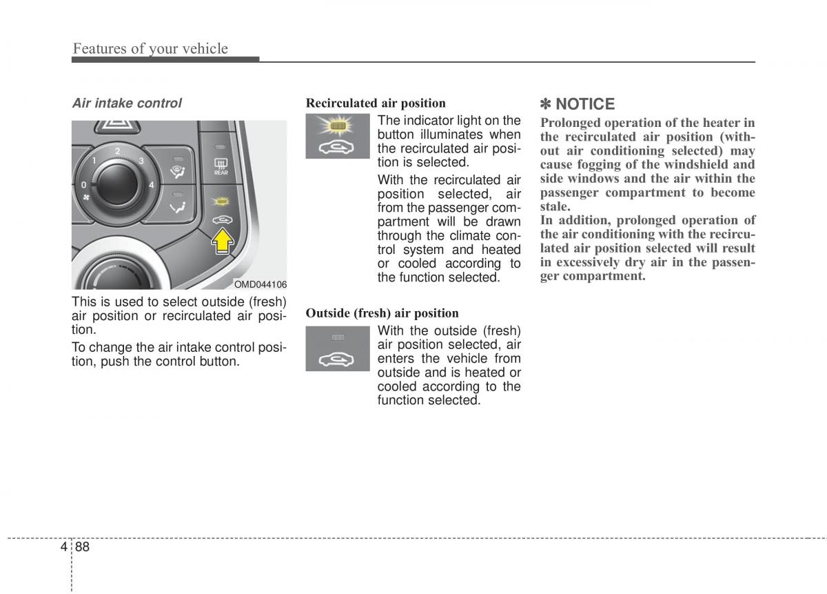 Hyundai Elantra V 5 i35 Avante MD owners manual / page 174