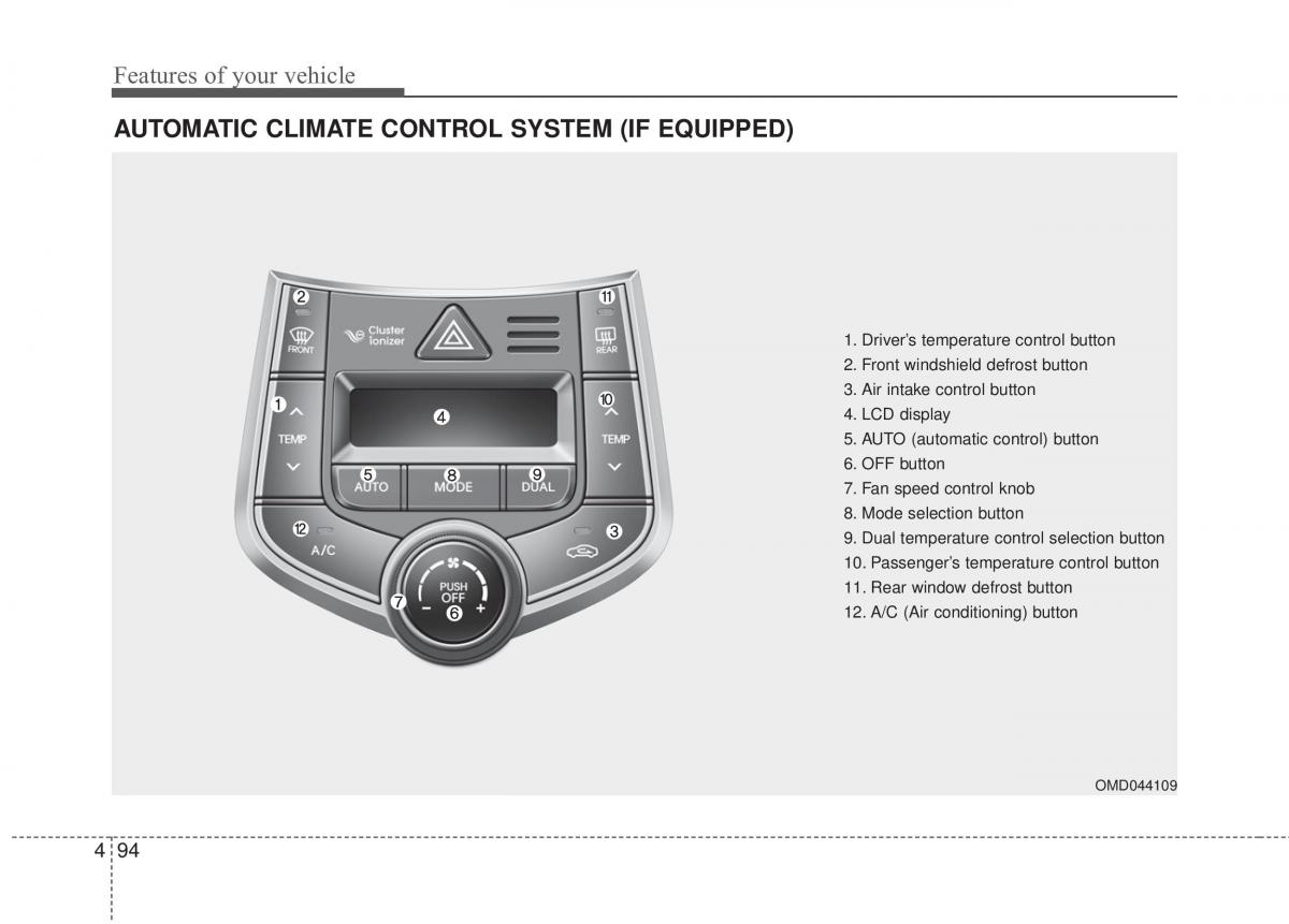 Hyundai Elantra V 5 i35 Avante MD owners manual / page 180