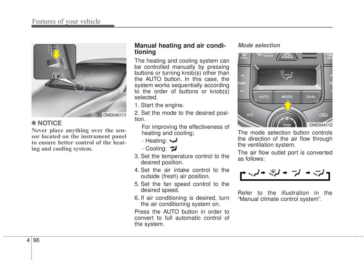 Hyundai Elantra V 5 i35 Avante MD owners manual / page 182