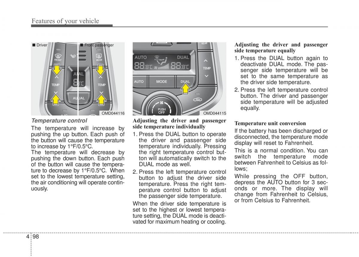 Hyundai Elantra V 5 i35 Avante MD owners manual / page 184