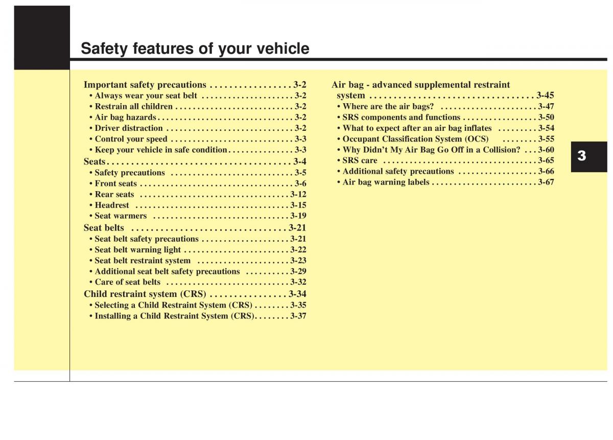 Hyundai Elantra V 5 i35 Avante MD owners manual / page 20