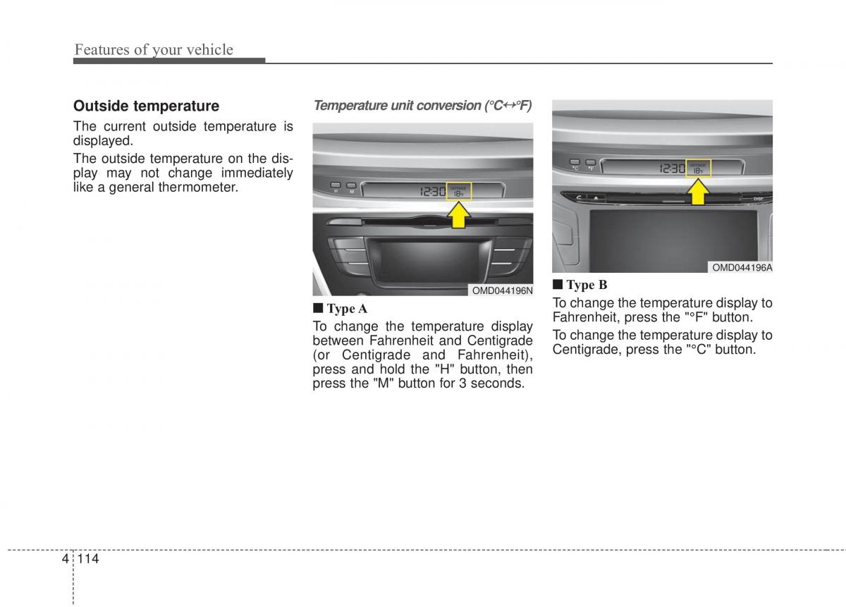 Hyundai Elantra V 5 i35 Avante MD owners manual / page 200