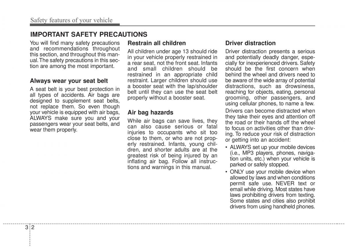 Hyundai Elantra V 5 i35 Avante MD owners manual / page 21