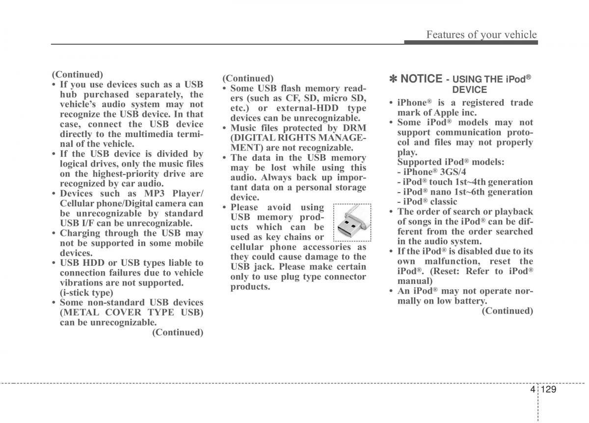 Hyundai Elantra V 5 i35 Avante MD owners manual / page 215