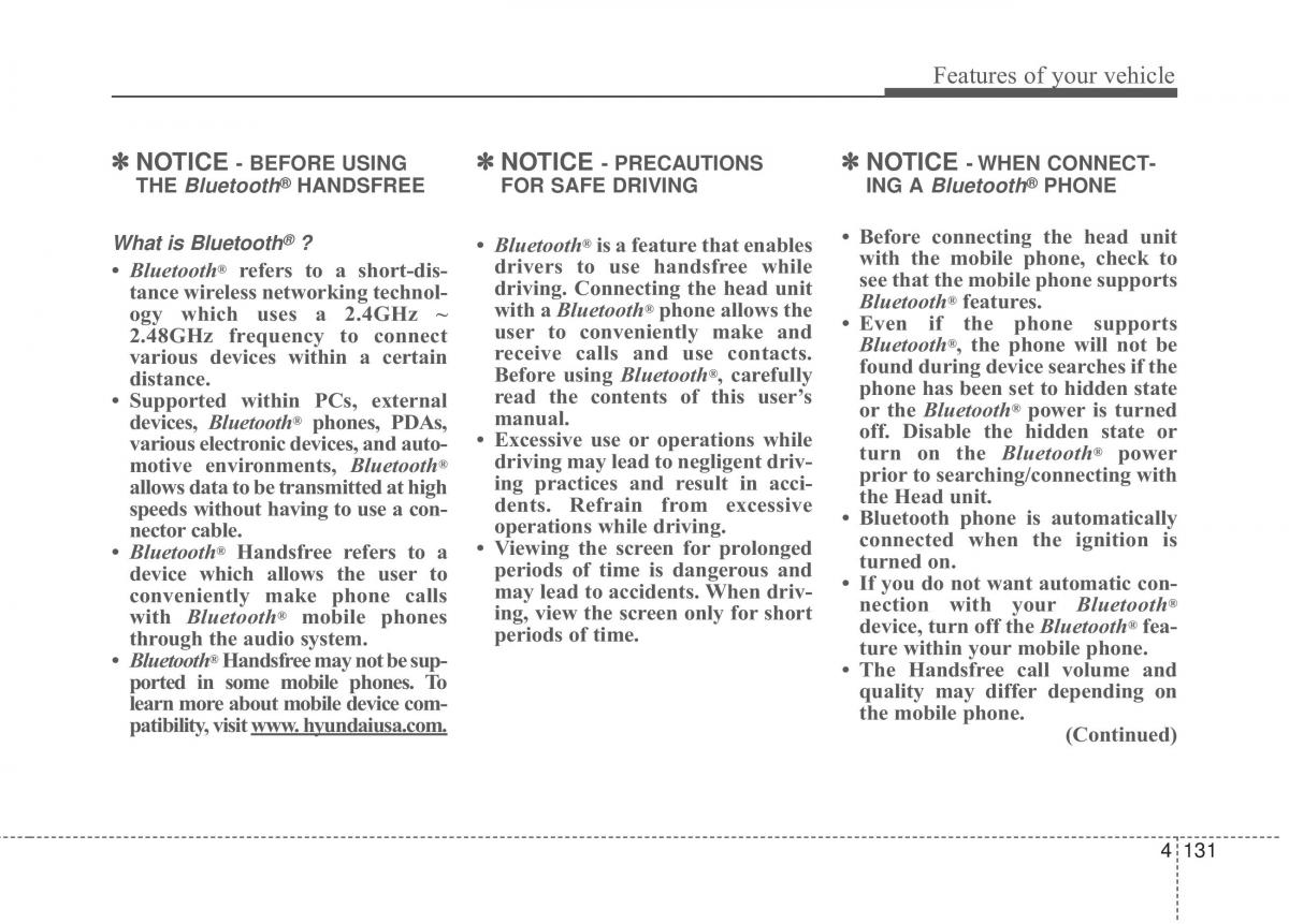 Hyundai Elantra V 5 i35 Avante MD owners manual / page 217