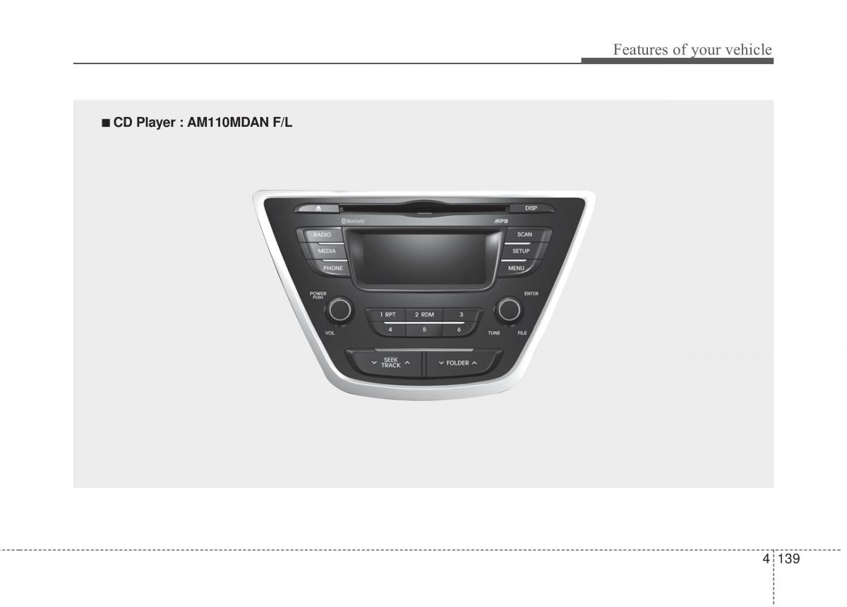 Hyundai Elantra V 5 i35 Avante MD owners manual / page 225