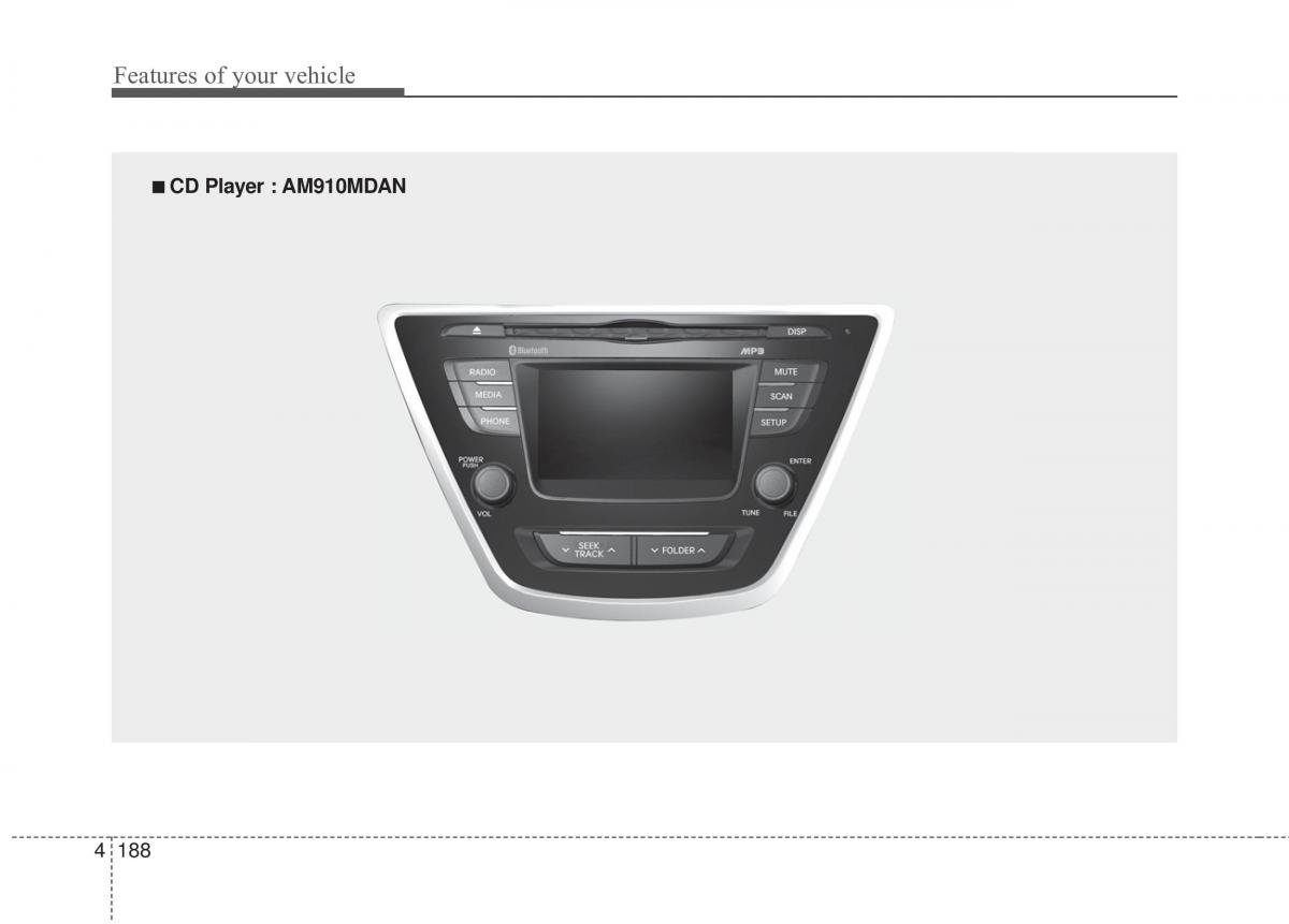 Hyundai Elantra V 5 i35 Avante MD owners manual / page 274