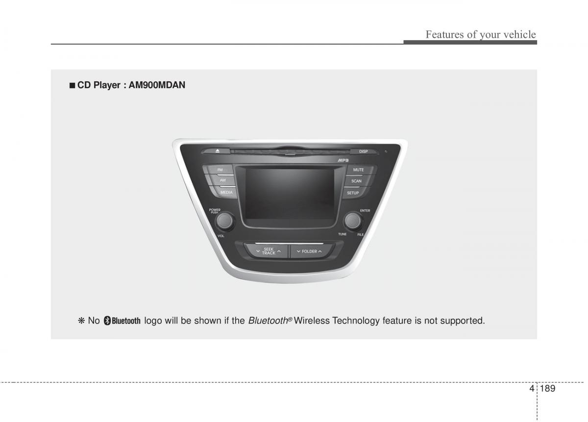 Hyundai Elantra V 5 i35 Avante MD owners manual / page 275