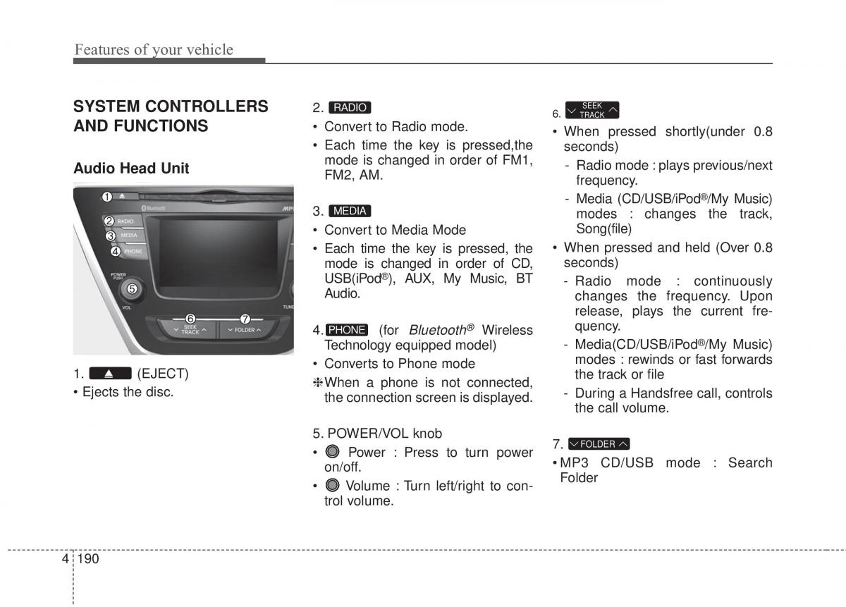 Hyundai Elantra V 5 i35 Avante MD owners manual / page 276