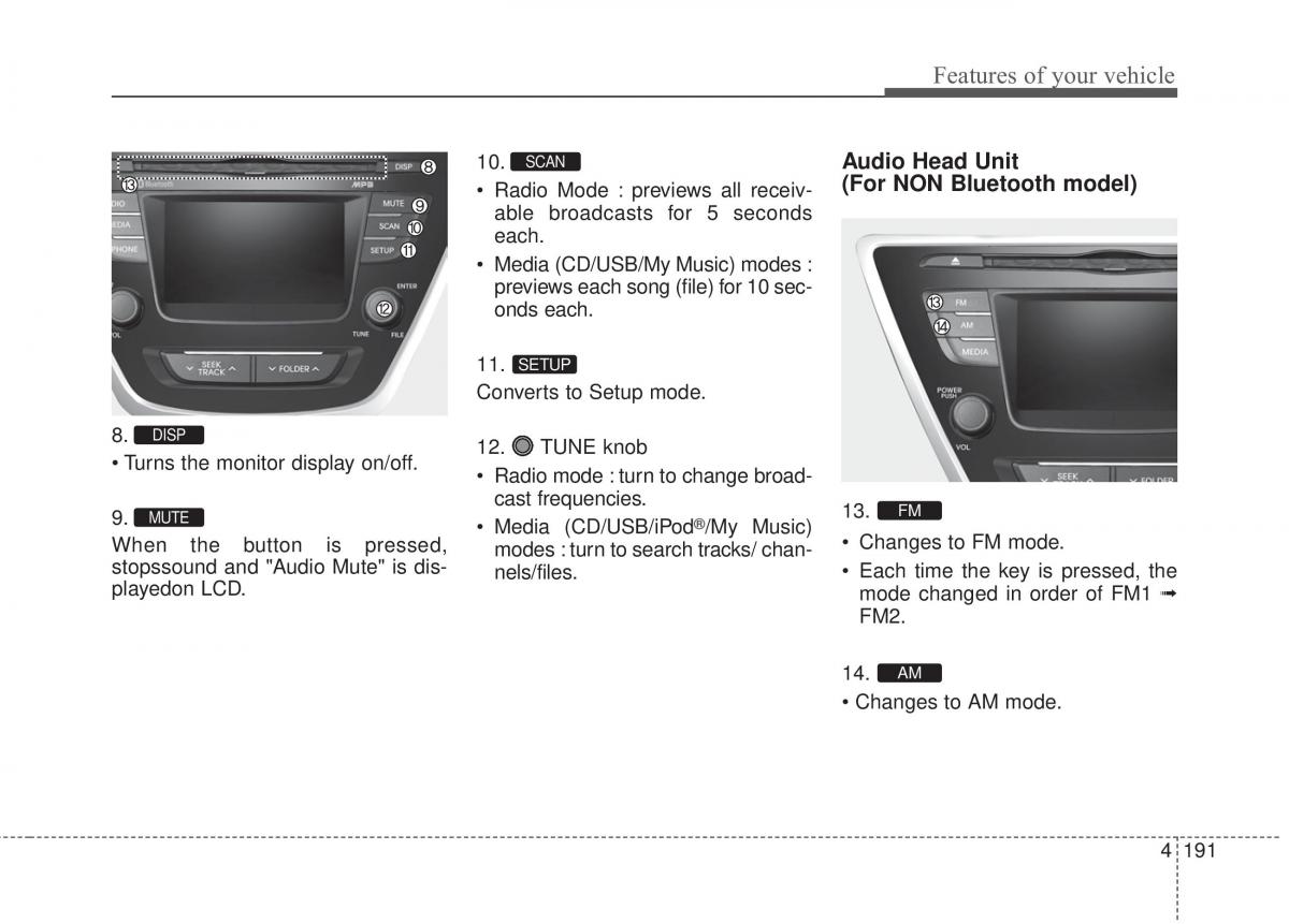 Hyundai Elantra V 5 i35 Avante MD owners manual / page 277