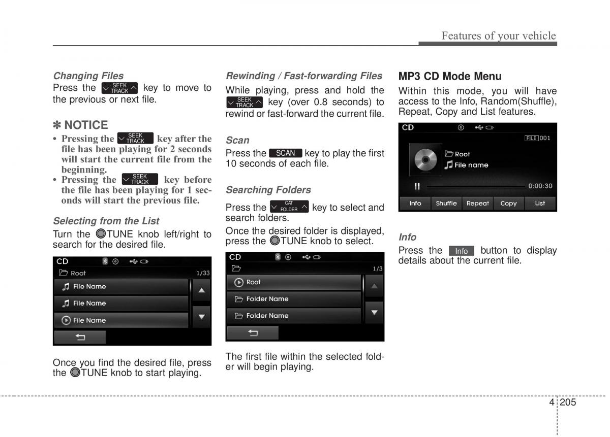 Hyundai Elantra V 5 i35 Avante MD owners manual / page 291