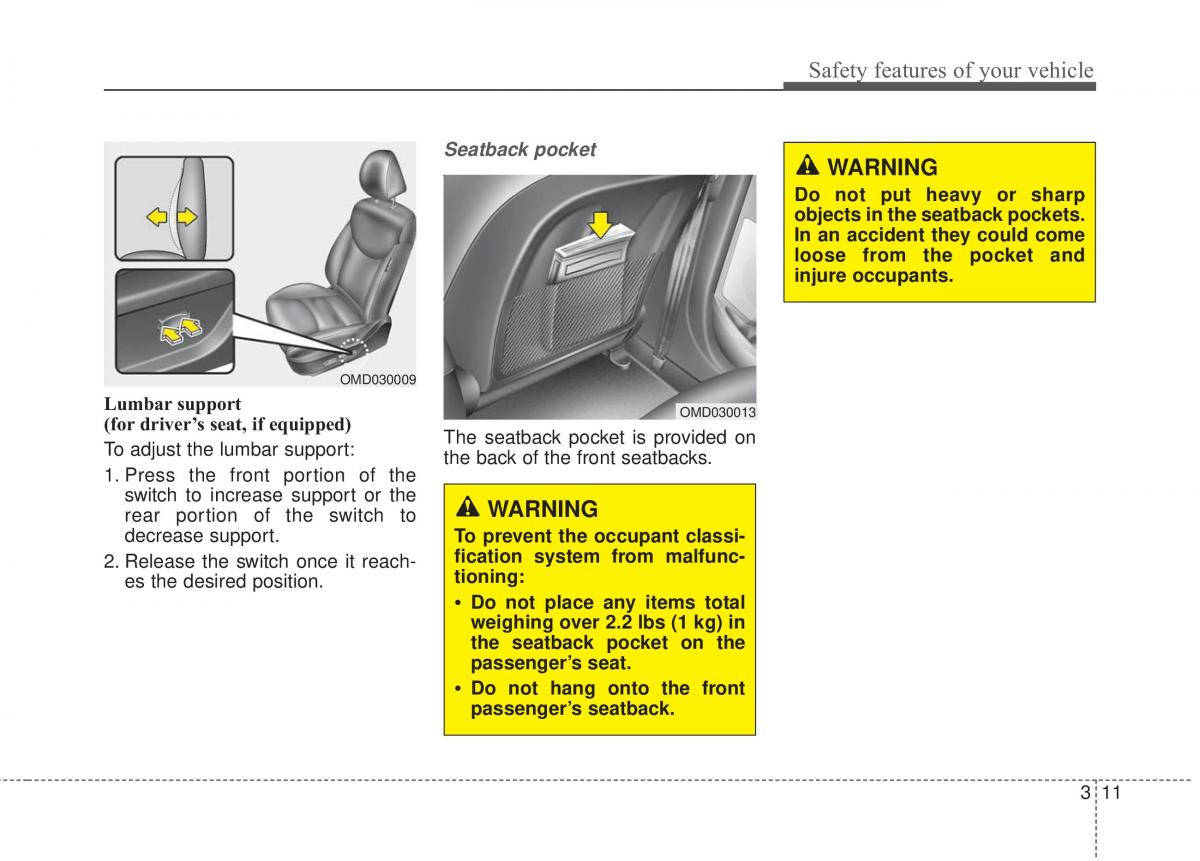 Hyundai Elantra V 5 i35 Avante MD owners manual / page 30