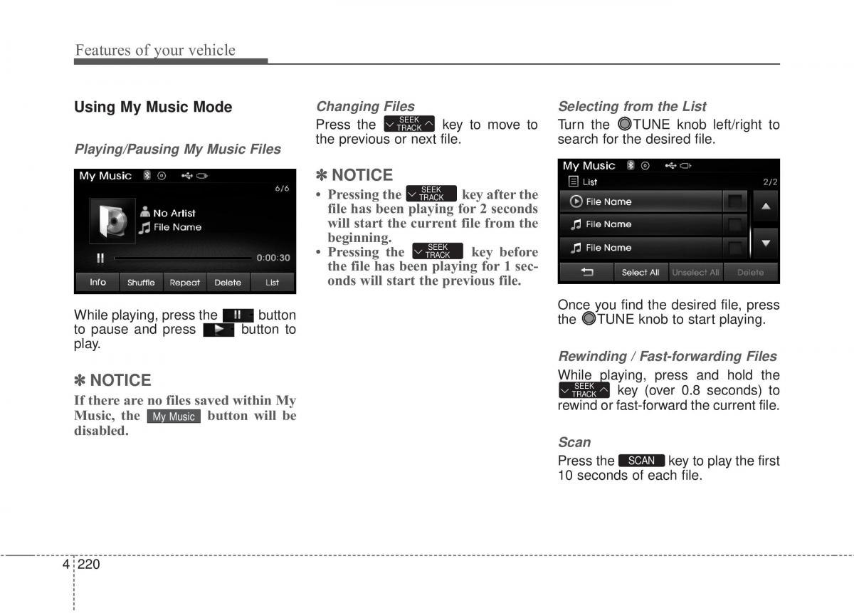 Hyundai Elantra V 5 i35 Avante MD owners manual / page 306