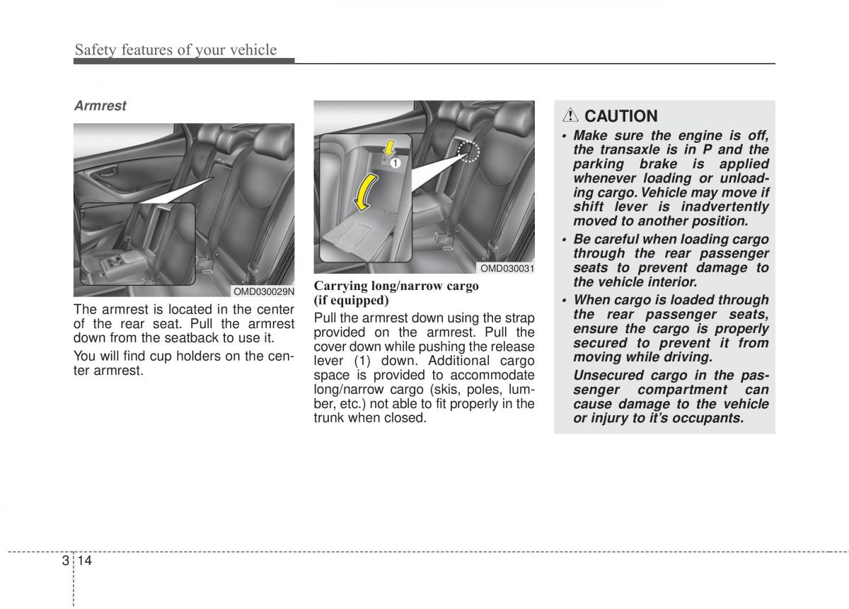 Hyundai Elantra V 5 i35 Avante MD owners manual / page 33