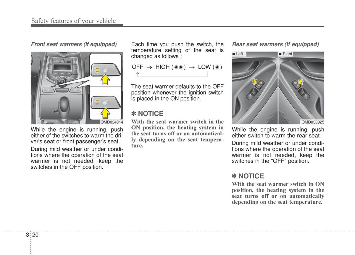 Hyundai Elantra V 5 i35 Avante MD owners manual / page 39