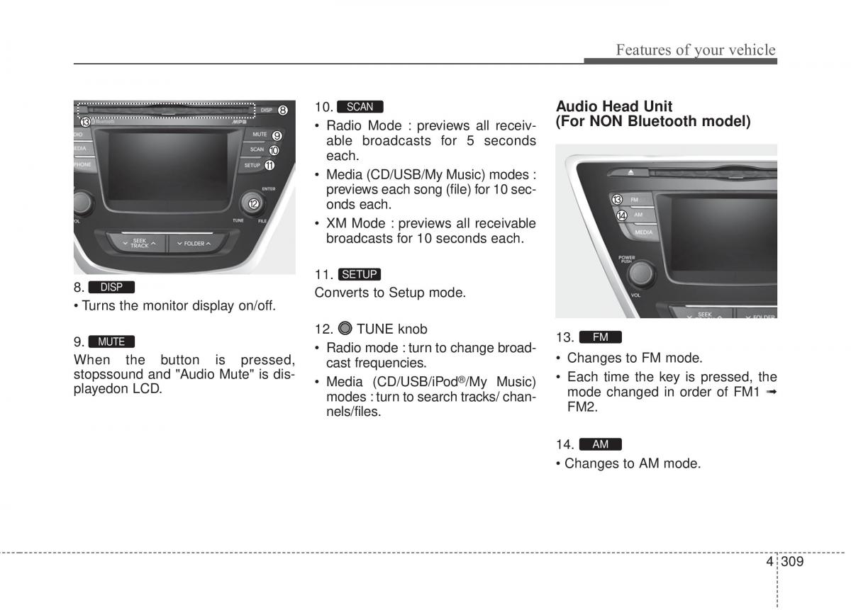 Hyundai Elantra V 5 i35 Avante MD owners manual / page 395