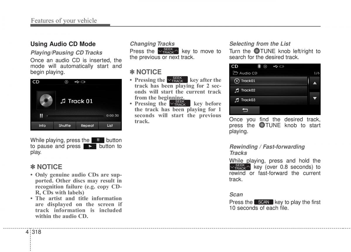 Hyundai Elantra V 5 i35 Avante MD owners manual / page 404