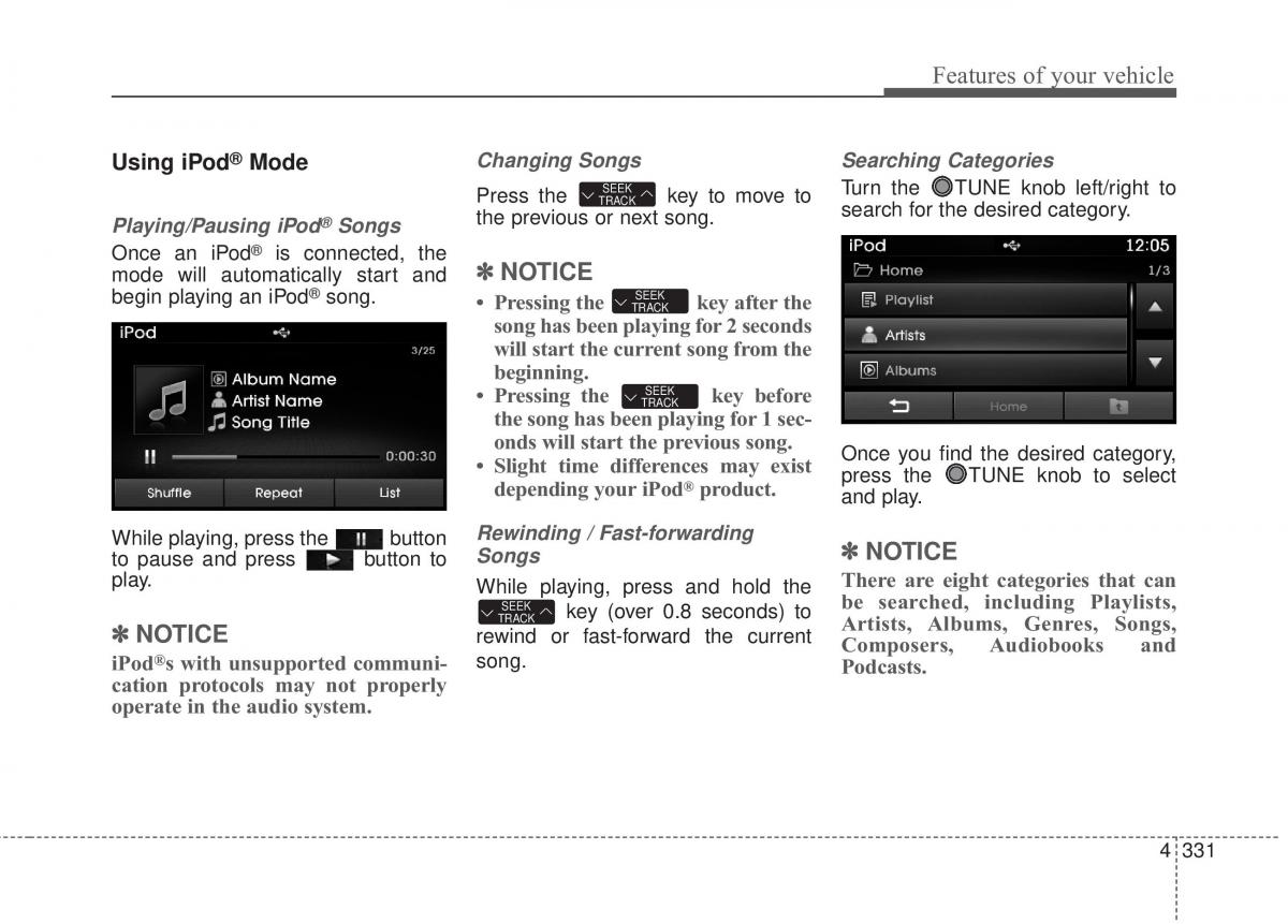 Hyundai Elantra V 5 i35 Avante MD owners manual / page 417