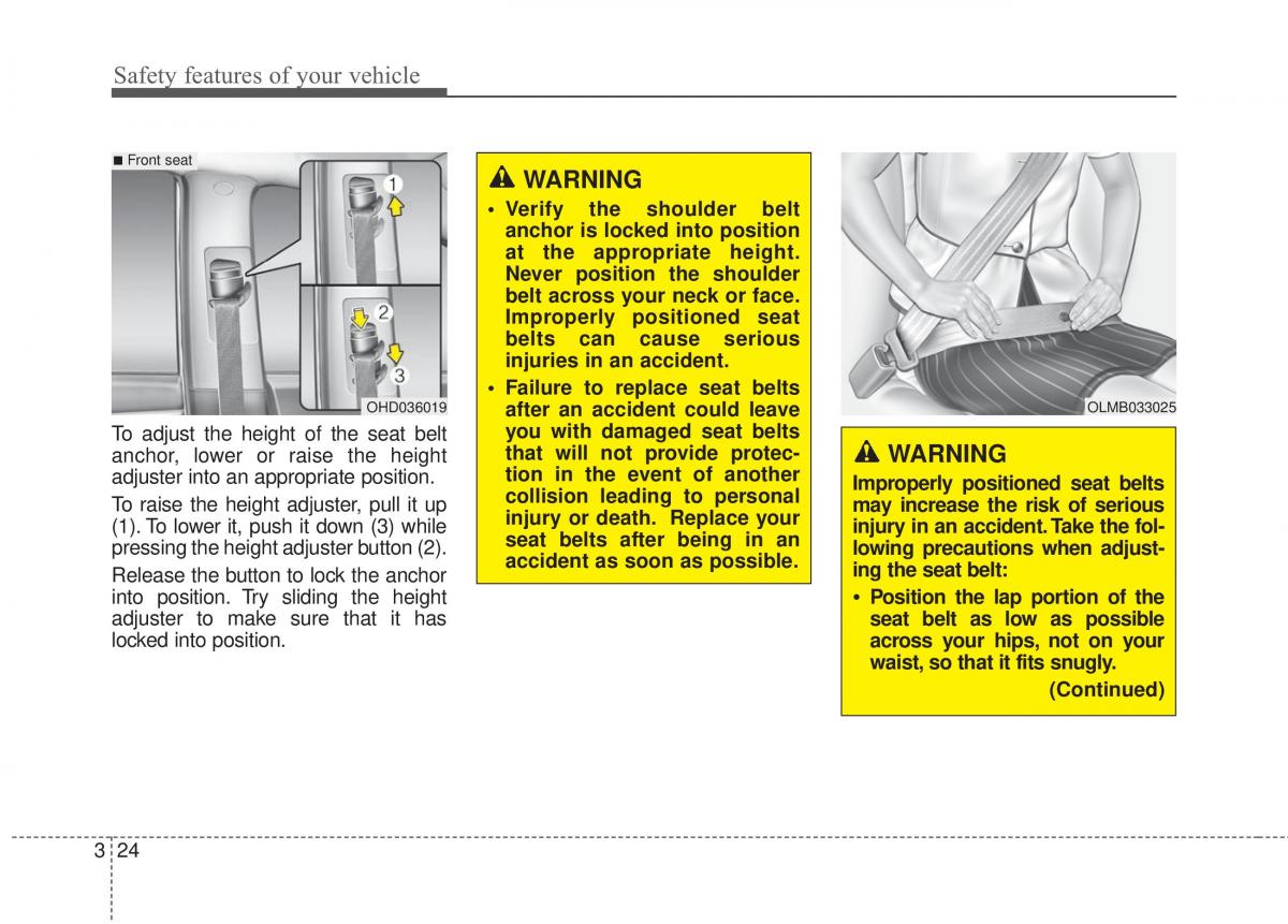 Hyundai Elantra V 5 i35 Avante MD owners manual / page 43