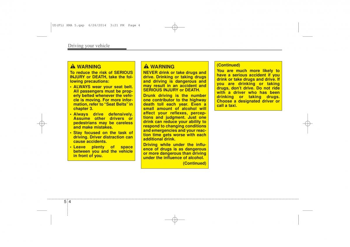 Hyundai Elantra V 5 i35 Avante MD owners manual / page 461