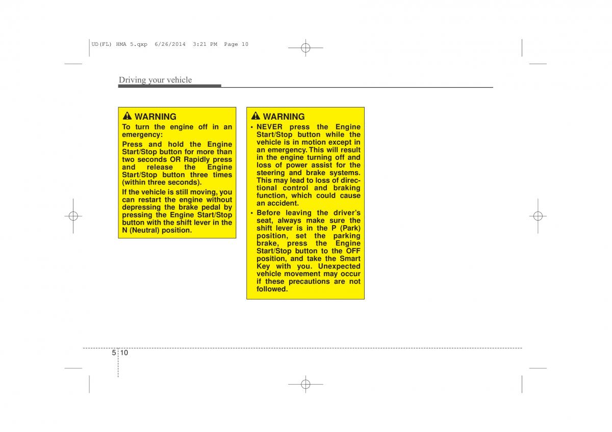 Hyundai Elantra V 5 i35 Avante MD owners manual / page 467