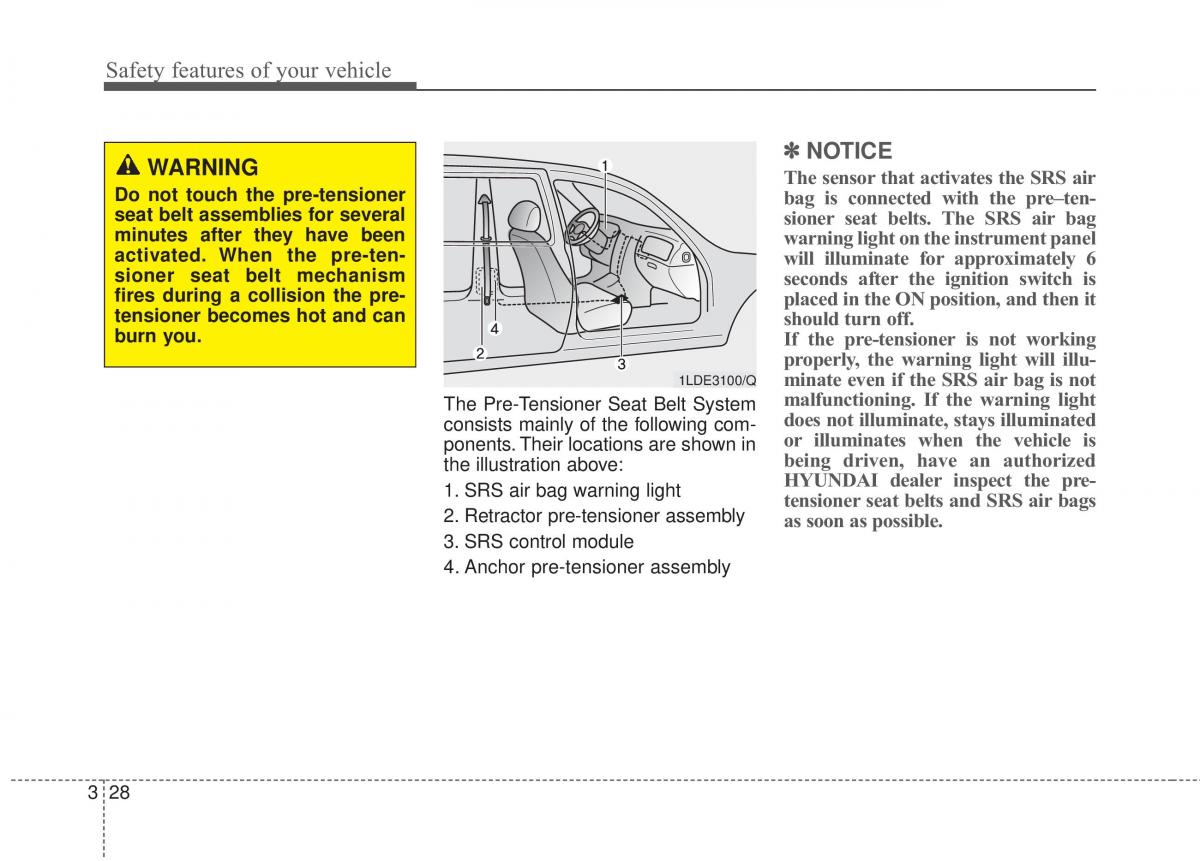 Hyundai Elantra V 5 i35 Avante MD owners manual / page 47