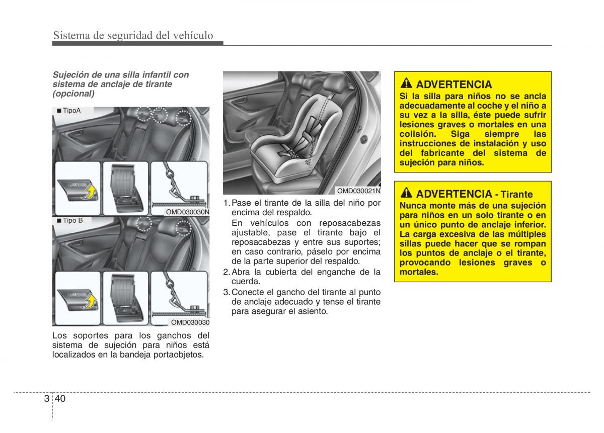 Hyundai Elantra V 5 i35 Avante MD manual del propietario / page 59