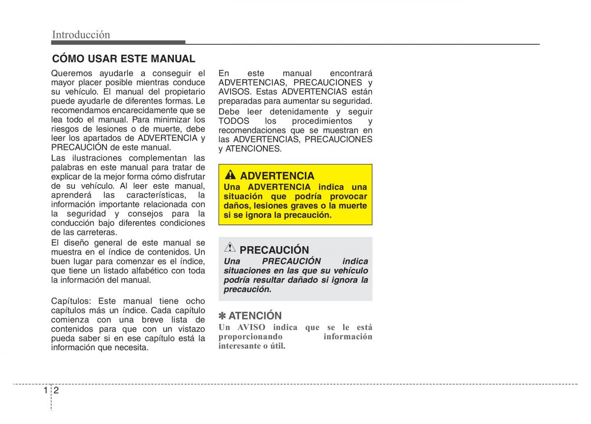 Hyundai Elantra V 5 i35 Avante MD manual del propietario / page 7