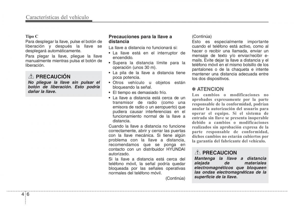 Hyundai Elantra V 5 i35 Avante MD manual del propietario / page 92