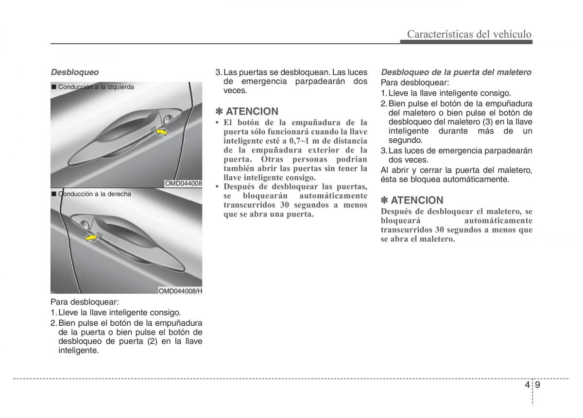 Hyundai Elantra V 5 i35 Avante MD manual del propietario / page 95