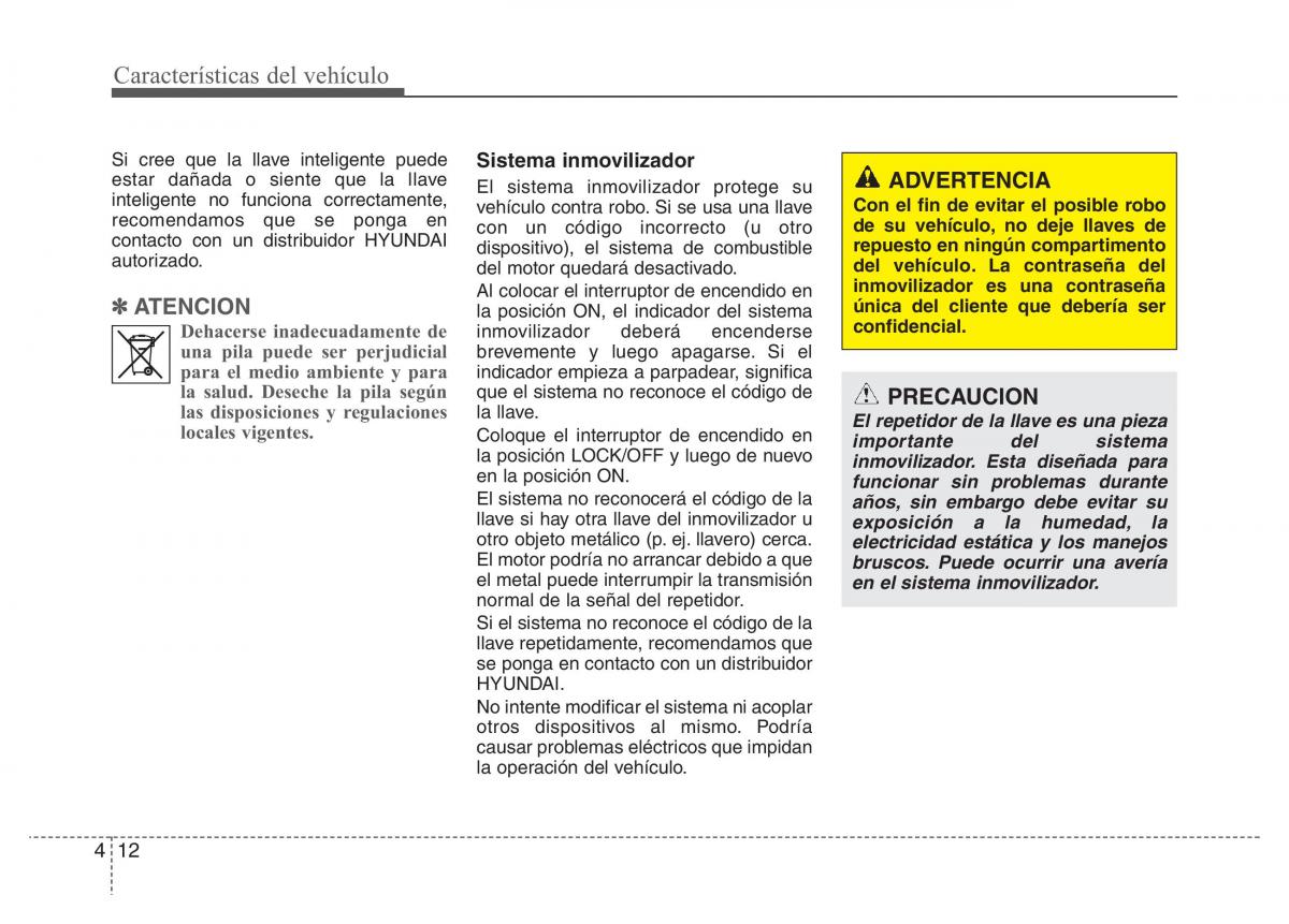 Hyundai Elantra V 5 i35 Avante MD manual del propietario / page 98