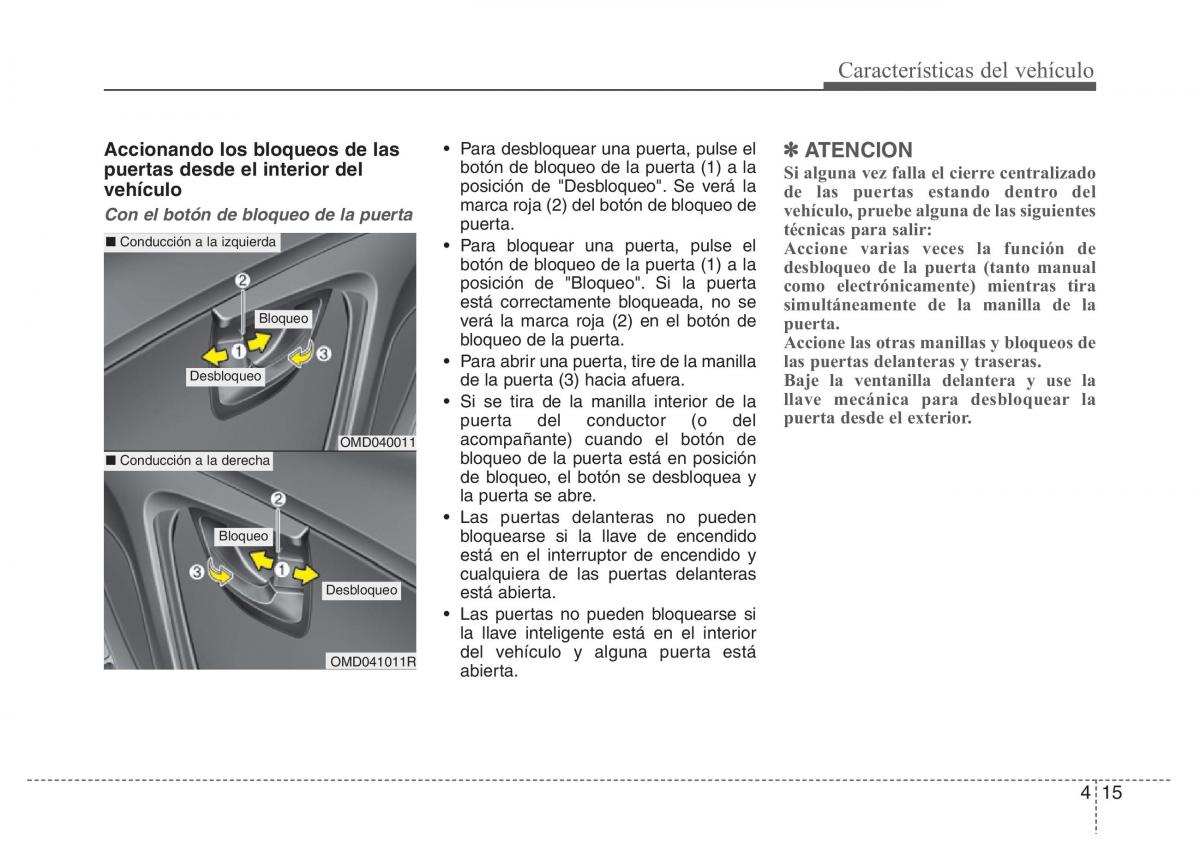 Hyundai Elantra V 5 i35 Avante MD manual del propietario / page 101