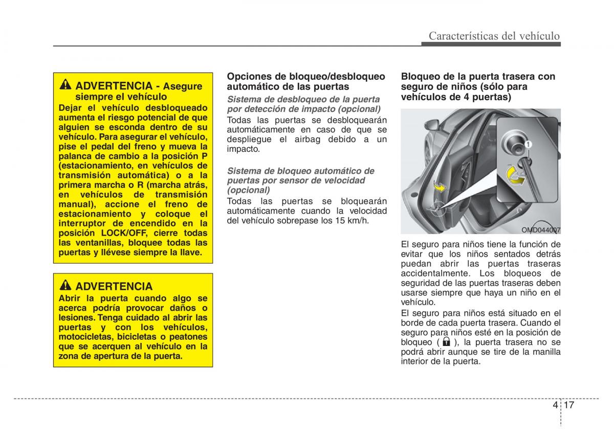 Hyundai Elantra V 5 i35 Avante MD manual del propietario / page 103