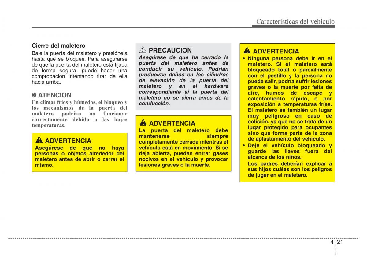 Hyundai Elantra V 5 i35 Avante MD manual del propietario / page 107