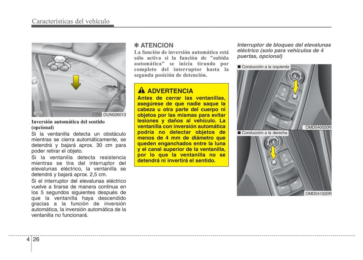 Hyundai Elantra V 5 i35 Avante MD manual del propietario / page 112