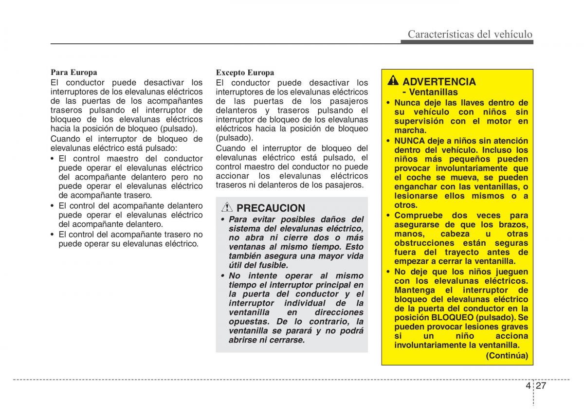 Hyundai Elantra V 5 i35 Avante MD manual del propietario / page 113