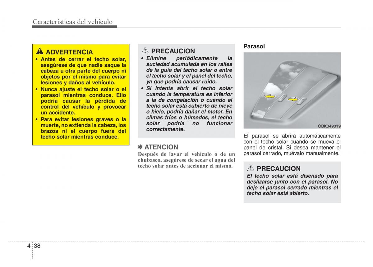 Hyundai Elantra V 5 i35 Avante MD manual del propietario / page 124