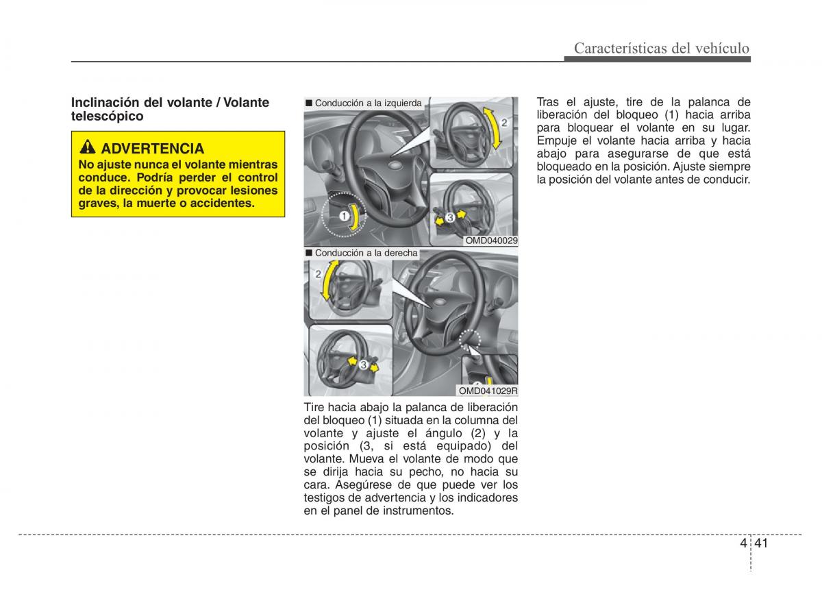 Hyundai Elantra V 5 i35 Avante MD manual del propietario / page 127