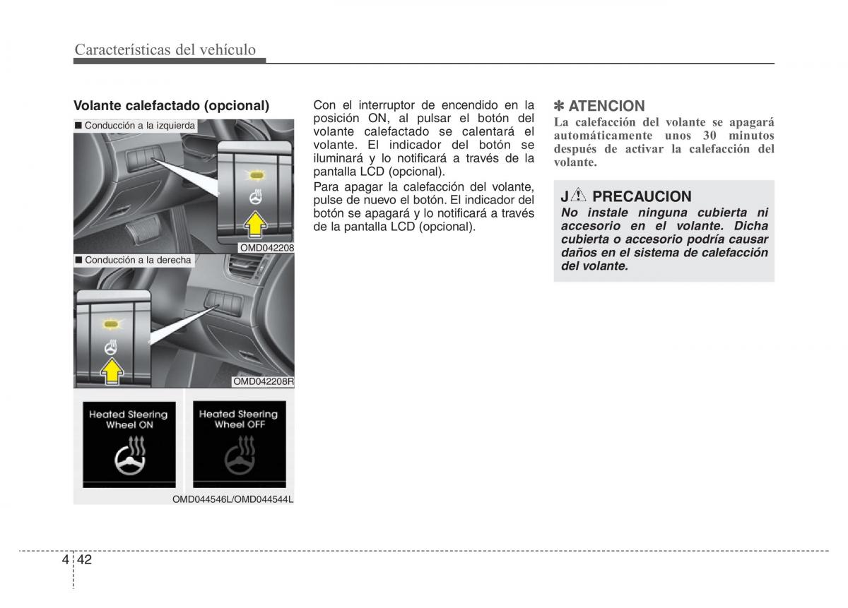 Hyundai Elantra V 5 i35 Avante MD manual del propietario / page 128