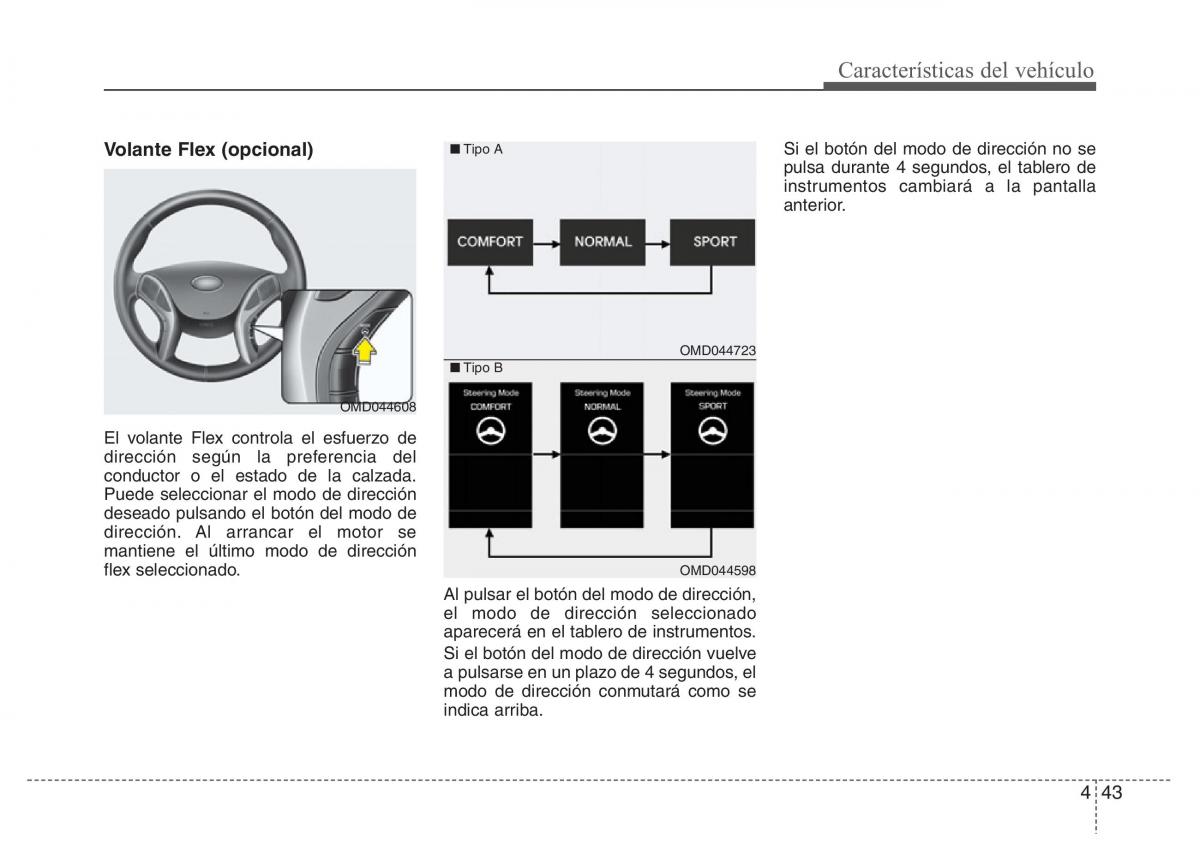 Hyundai Elantra V 5 i35 Avante MD manual del propietario / page 129