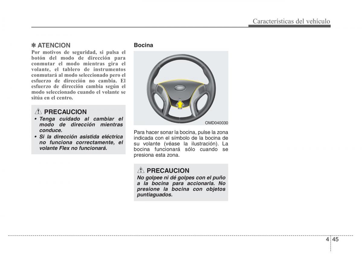 Hyundai Elantra V 5 i35 Avante MD manual del propietario / page 131